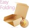Large Gift Box with Lid, Kraft Groomsman Proposal Gift Box with Magnetic Closure for All Occasion (Matte Kraft)